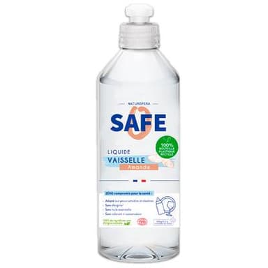 SAFE Liquide vaisselle - Sans Allergènes Amande, 500ml