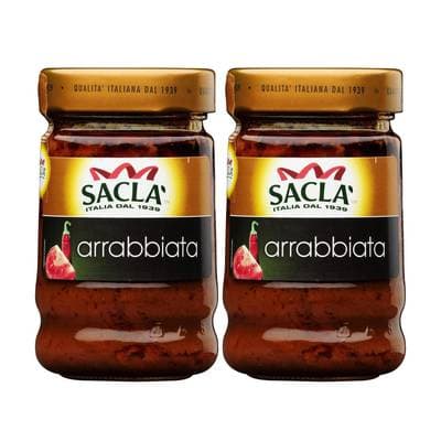 Sacla Sauce Arrabbiata, Lot de 2x190g