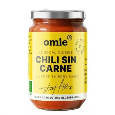 Omie Chili Sin Carne Bio - Par le Chef Thierry Marx, 340g