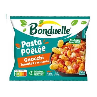 Bonduelle Poêlée gnocchis tomate mozzarella, 750g