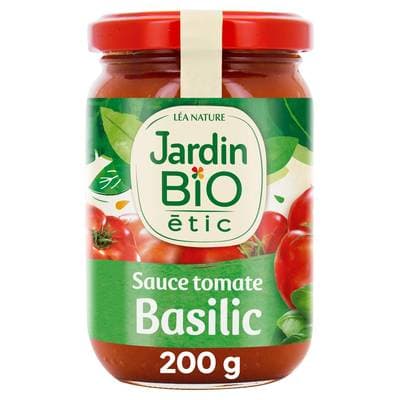 Jardin Bio Etic Sauce Tomate Basilic Bio, 200g