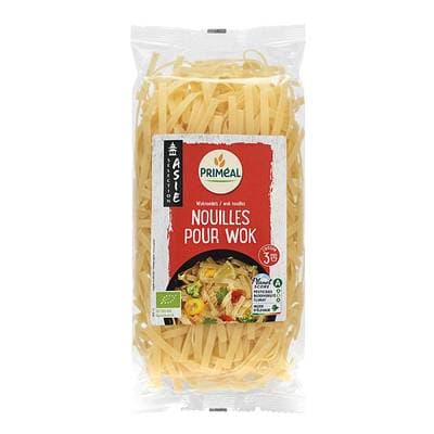 Priméal Nouilles asiatiques bio pour wok, 250g
