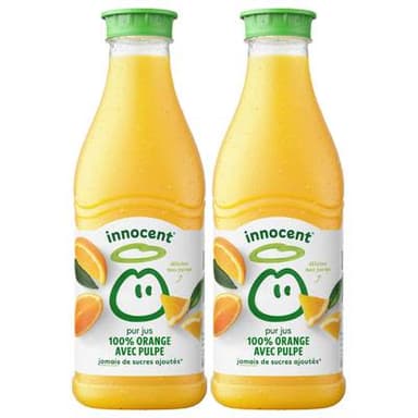 innocent Jus d'Orange Avec Pulpe, Lot de 2x90cl