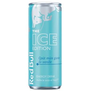 Red Bull Boisson énergisante saveur mûre givrée vanille, 25cl