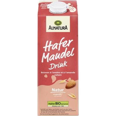 Alnatura Avoine et Amande Boisson Végétale Bio, 1L