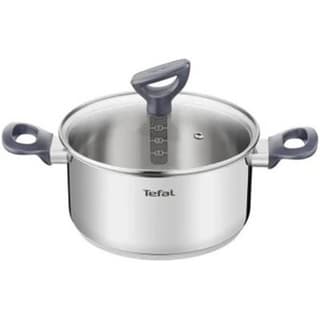 Tefal Faitout 20 cm inox + couvercle, 1 pièce