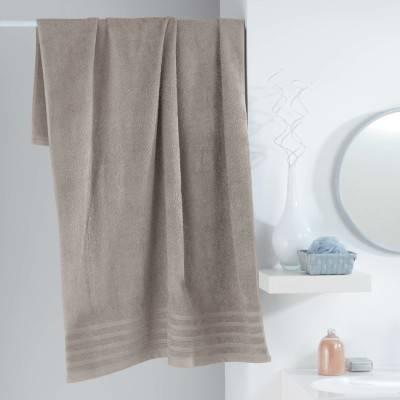 3574388005041 - Douceur D Interieur - Drap de bain VITAMINE TAUPE