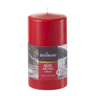 3065872685141 - Devineau - Bougie rouge Parfum Mûre d'Alaska