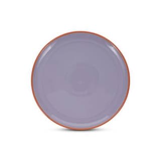 Collection Duo Assiette plate 26xH2,5cm violet/orange Duo, 1 pièce