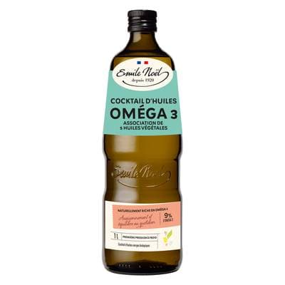Emile Noël Huile vierge Oméga 3 Biologique, 1L