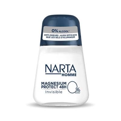 Narta Homme Déodorant magnesium protect 48h invisible, 50ml