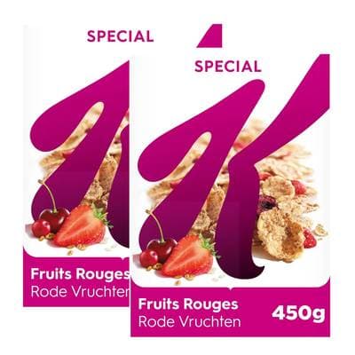 Kellogg's Céréales Special K Fruits Rouges, Lot de 2x450g