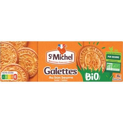 St Michel Galettes Bio au bon beurre, 130g