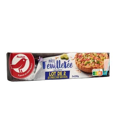 Auchan Pâte Feuilletée, 2x260g