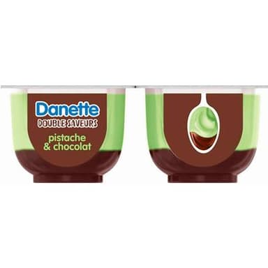 Danette Crème Dessert Pistache Chocolat, 4x125g