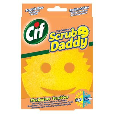 Cif Éponge scrub daddy jaune, 1 éponge