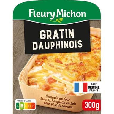 Fleury Michon Le Gratin Dauphinois au Jambon Supérieur, 300g