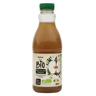 Auchan BIO Pur Jus de Pomme Bio, 90cl