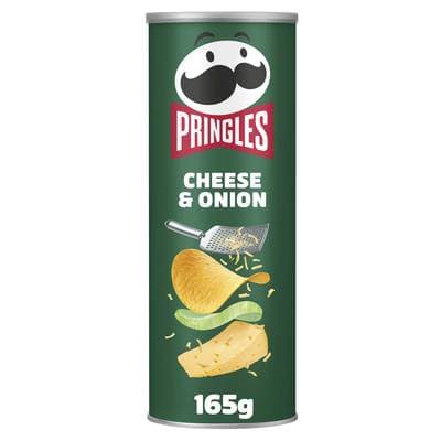 Pringles Chips Tuiles Fromage Oignon, 165g