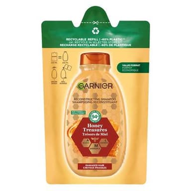 Garnier - Ultra Doux Shampoing Reconstituant Cheveux Fragiles Miel, 250ml