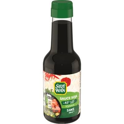 Suzi Wan Sauce Soja Allégée en Sel, 143ml