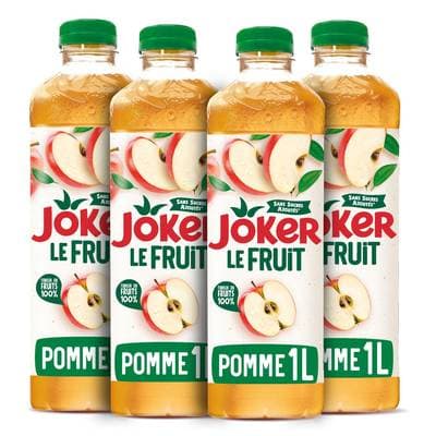 Joker Le Fruit Pomme, Lot de 4x1L