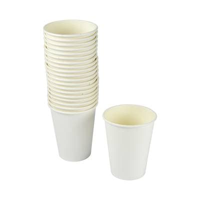 Homea Gobelet biere carton 35cl blanc, 20 gobelets