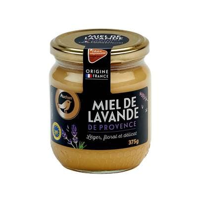 Auchan Gourmet Miel crémeux de lavande de Provence IGP, 375g