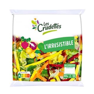 Les crudettes Mélange l'irrésistible, 3 parts - 200g