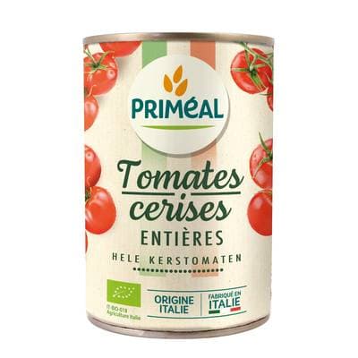 Priméal Tomates cerises entières bio, 400g