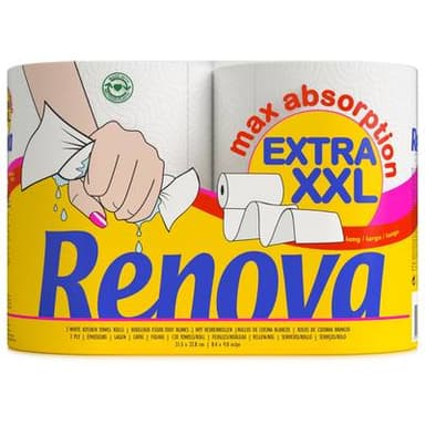 RENOVA Essuie-tout Extra XXL, 2 rouleaux