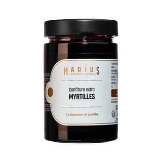 Marius, L'Épicerie Inspirée Confiture Extra Myrtilles, 375g
