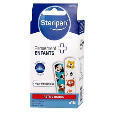 Steripan Pansements lavables enfants, 16 pièces