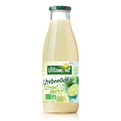 Vitamont Citronnade au jus de citron vert Bio, 75cl