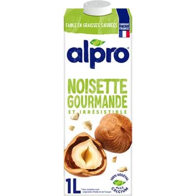 Alpro Boisson à la noisette avec calcium et vitamines ajoutés, 1l