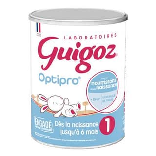 Guigoz Lait bébé en poudre Optipro 1er âge, 0-6 mois, 830g