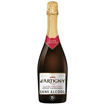 D'Artigny Pétillante cuvée prestige sans alcool, 75cl