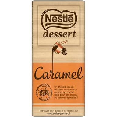 Nestlé Dessert Chocolat pâtissier lait caramel, 170g