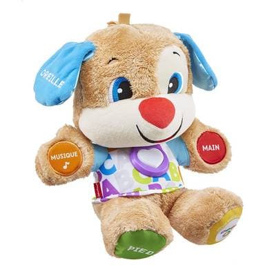 0887961612042 - Fisher-Price - Peluche interactive Puppy Eveil progressif- FPM44
