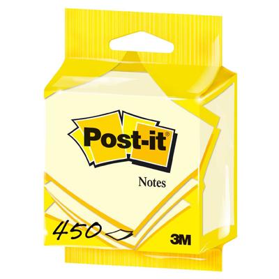 4001895252242 - Post-it - Bloc de notes adhésives jaunes 7,6 x 7,6 cm