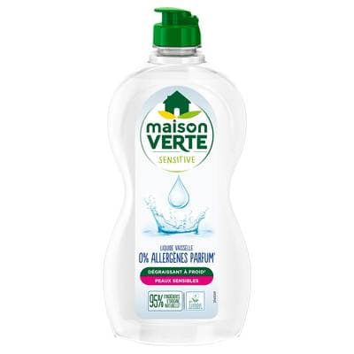 Maison Verte Liquide vaisselle 0% Allergènes, 500ml