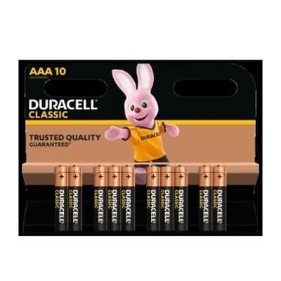Duracell - 10 Piles LR03 / AAA Alcaline Classic