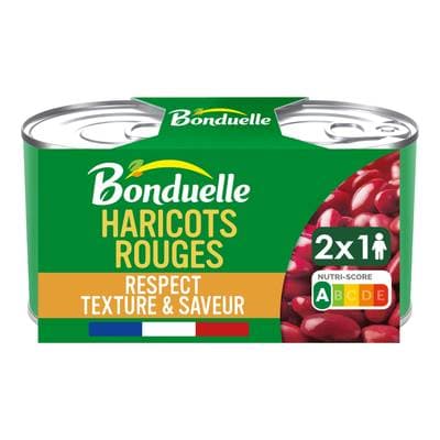 Bonduelle Haricots Rouges en conserve, 2x130g