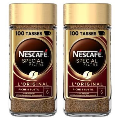 Nescafé Café Soluble Spécial Filtre, Lot de 2x200g