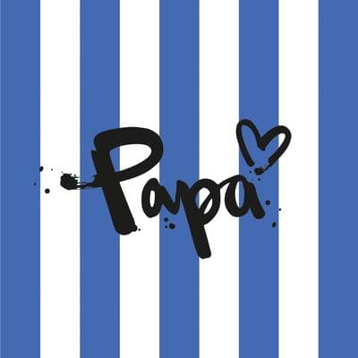 Paperproducts Design Serviette en Papier Papa, 20 serviette de 33 x 33 cm