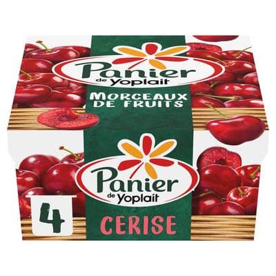Panier de Yoplait Yaourts Cerise, 4x125g