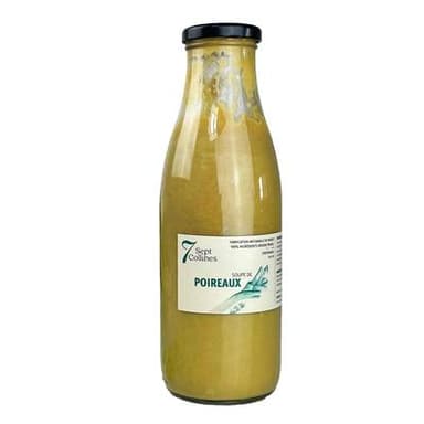 Sept Collines Soupe de Poireaux - Conserverie Artisanale, 70cl