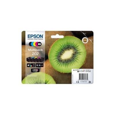 8715946646442 - Epson - Cartouches d'encre Multipack 202 Kiwi - Noire + 3 couleurs + Noire photo