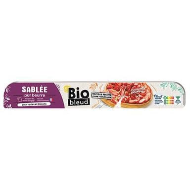 Biobleud Pâte sablée pur beurre bio, 250g