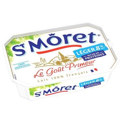 Saint Moret Fromage à tartiner léger 8%mg, 150g